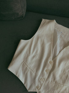 White Wanted Vest