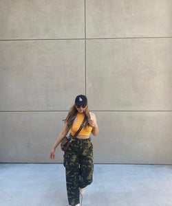 Back To The Basics Crop Top - Orange