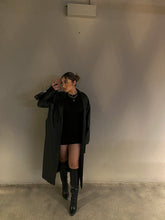 Load image into Gallery viewer, Midnight Leather Coat - seven12apparel
