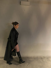 Load image into Gallery viewer, Midnight Leather Coat - seven12apparel
